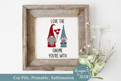 Love the Gnome SVG Designs by Jolein 