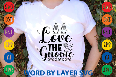 Love The Gnome SVG Rafiqul20606 
