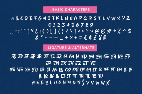 Love & Thunder - Display Font Font Alpaprana Studio 