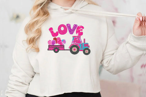 Love Tractor Valentine Sublimation Sublimation Jagonath Roy 