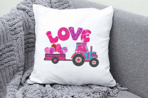 Love Tractor Valentine Sublimation Sublimation Jagonath Roy 