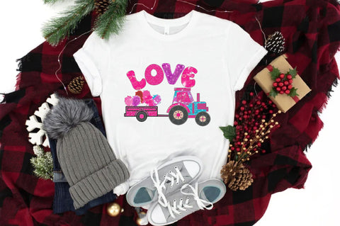 Love Tractor Valentine Sublimation Sublimation Jagonath Roy 