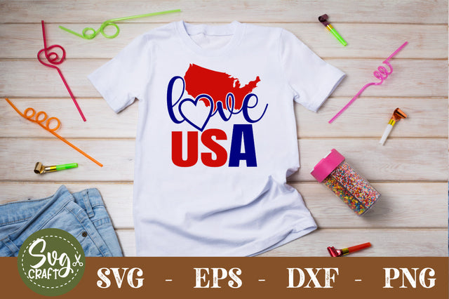 love USA SVG cut file SVG Svgcraft 