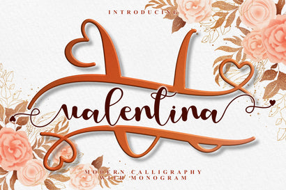 Love Valentina Font Andrey Design 
