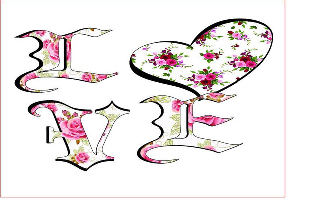 Love, Valentines Day, Floral,sublimation Graphic Sublimation sublimationhappy 