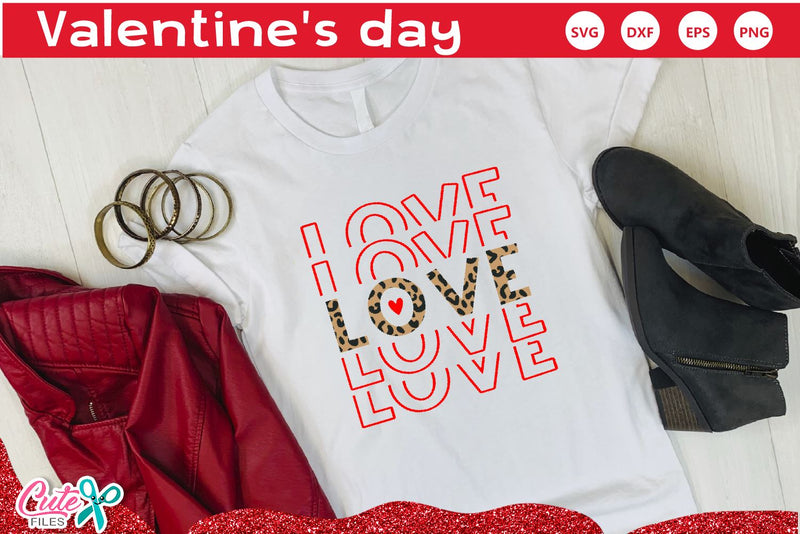 Love Valentines day SVG for crafters SVG Cute files 