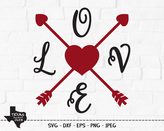 Love | Valentines SVG SVG Texas Southern Cuts 