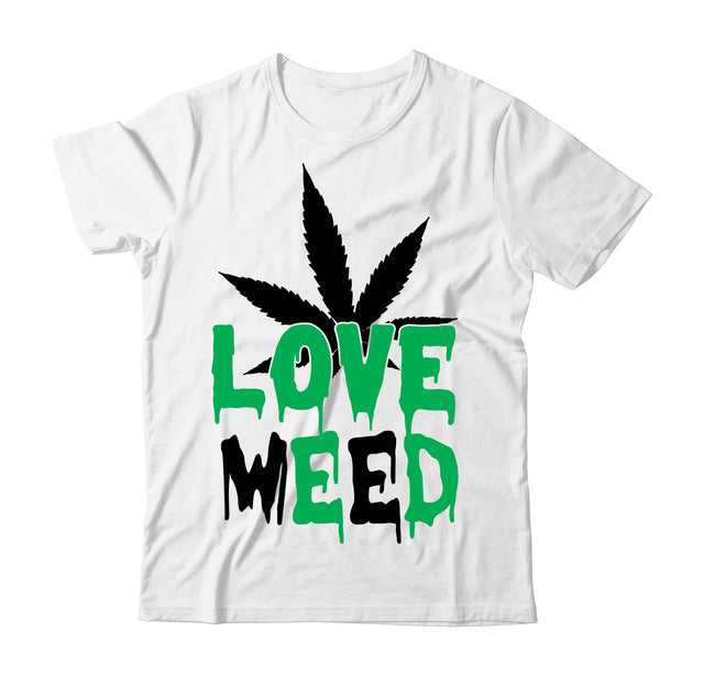 Love Weed SVG Cut File SVG BlackCatsMedia 