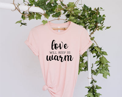 Love Will Keep Us Warm Svg, Holiday Svg, Love Svg, Winter Svg, Snowflakes svg, Winter svg, Holidays svg, Snow svg, Cold svg, png dxf eps SVG Fauz 