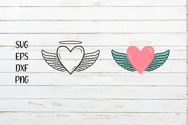Love wing svg, Love wing clipart SVG SmmrDesign 