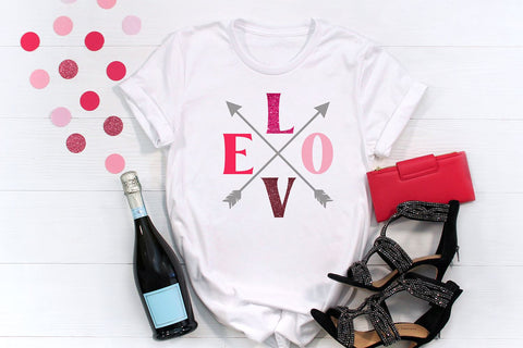 Love with Arrows SVG | Valentine's Day SVG SVG B Renee Design 