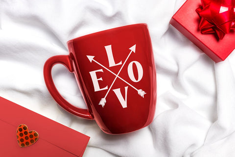 Love with Arrows SVG | Valentine's Day SVG SVG B Renee Design 