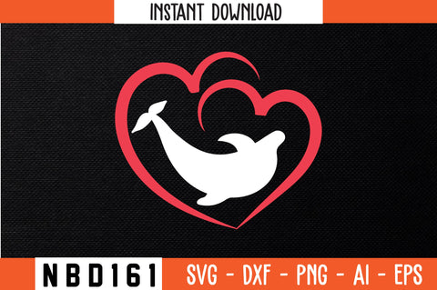 love with orcas killer SVG Design SVG Nbd161 