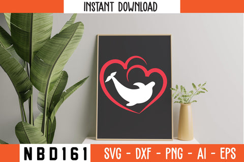 love with orcas killer SVG Design SVG Nbd161 