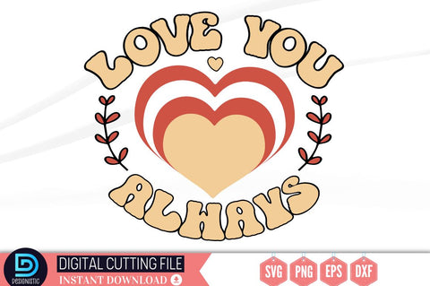 love you always SVG SVG DESIGNISTIC 
