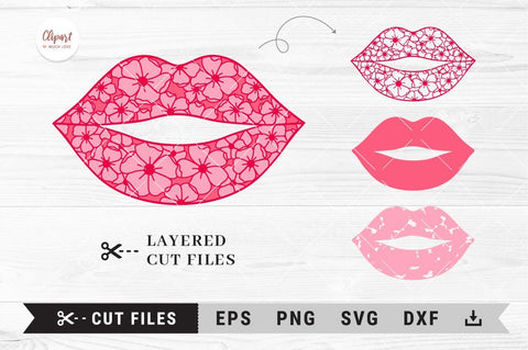 Love you lips SVG and Kiss me SVG files, Lips svg, dxf, eps, png, Cricut, Silhouette SVG ClipartMuchLove 