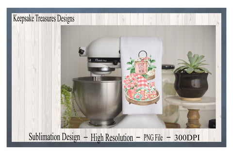 Love You Mom Gnome Tiered Tray, Happy Mother's Day, PNG Sublimation Design, Digital Download, Mother's Day PNG Sublimation Keepsake Treasures Designs LLC. 