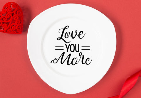 Love You More Valentine's Day Wedding SVG Design SVG So Fontsy Design Shop 