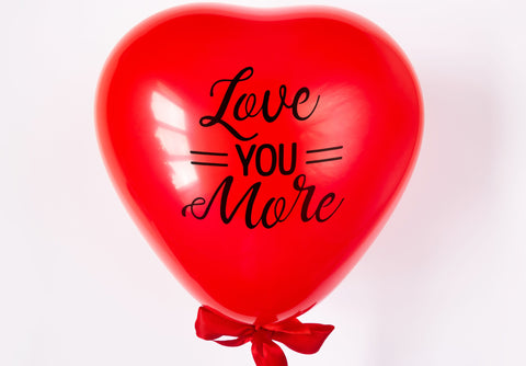 Love You More Valentine's Day Wedding SVG Design SVG So Fontsy Design Shop 