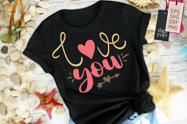 Love You SVG dapiyupi store 