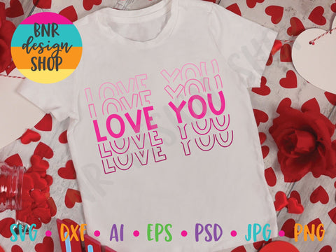 Love You SVG SVG BNRDesignShop 