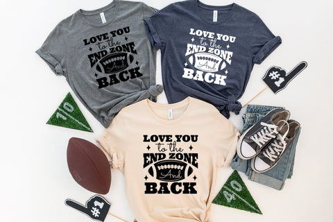 Love You to the End Zone and Back, Football SVG SVG CraftLabSVG 