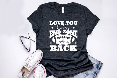 Love You to the End Zone and Back, Football SVG SVG CraftLabSVG 