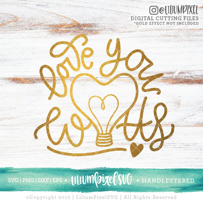 Love You Watts SVG Lilium Pixel SVG 