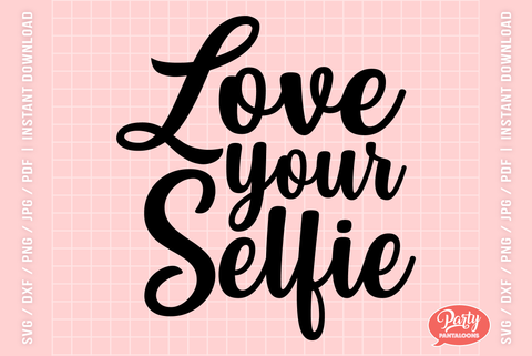 LOVE YOUR SELFIE | selfie, photo SVG SVG Partypantaloons 