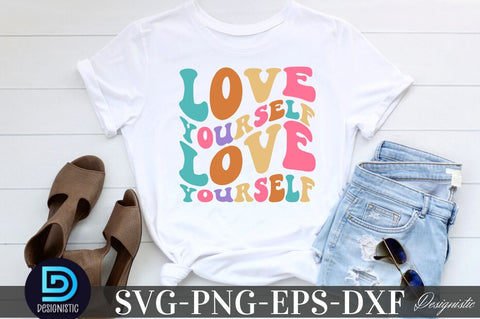 Love yourself, Mental Health SVG SVG DESIGNISTIC 