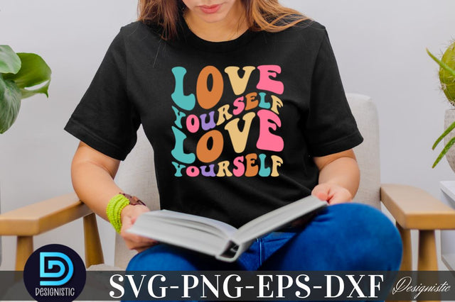 Love yourself, Mental Health SVG SVG DESIGNISTIC 