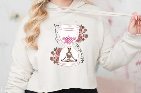 Love Yourself Skeleton Hourglass PNG Sublimation Jagonath Roy 