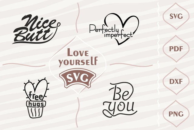 Love yourself SVG bundle SVG Digital Mojito 