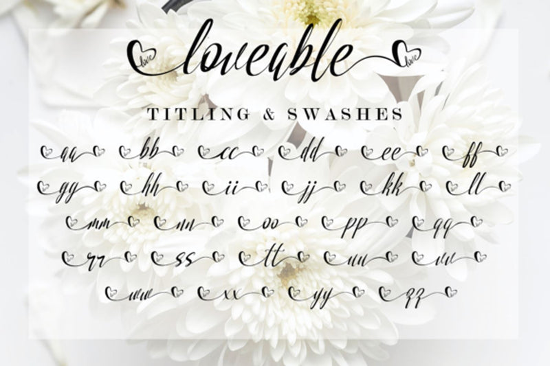 Loveable Embroidery/Applique FONTS Mengulirpena 