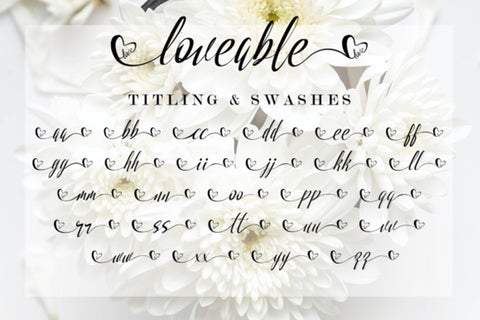 Loveable Embroidery/Applique FONTS Mengulirpena 