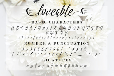 Loveable Embroidery/Applique FONTS Mengulirpena 