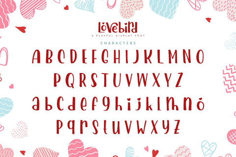 Lovebird - Playful Display Font Font Alpaprana Studio 