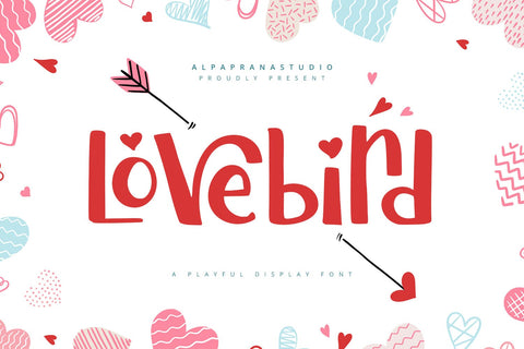 Lovebird - Playful Display Font Font Alpaprana Studio 