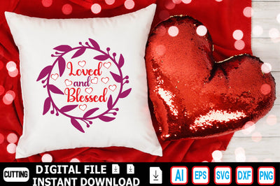 Loved and Blessed SVG Craftlabsvg24 