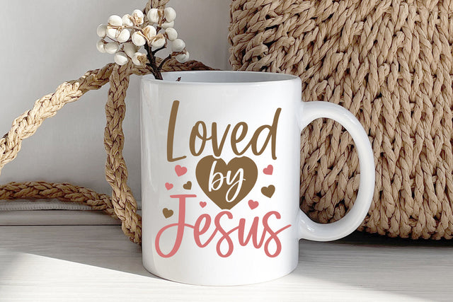 Loved By Jesus | Christian Quote SVG Cut File SVG zoellartz 