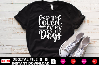 Loved By My Dogs SVG Shahin alam 