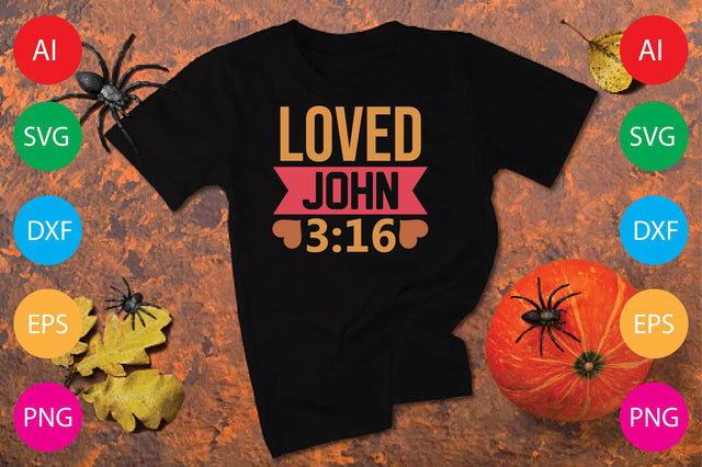 Loved John 3:16 SVG CraftlabSvg29 