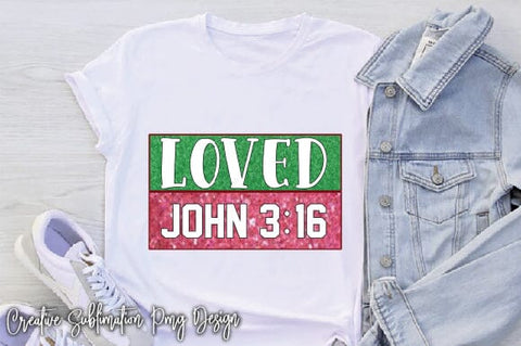 Loved John 3:16 SVG Creativeart88 