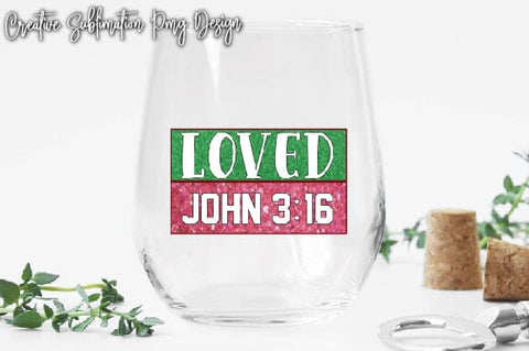 Loved John 3:16 SVG Creativeart88 