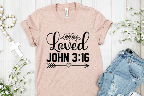 loved john 3:16 SVG SVG DESIGNISTIC 