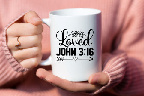 loved john 3:16 SVG SVG DESIGNISTIC 