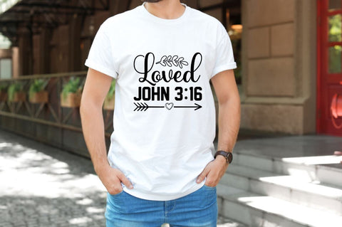 loved john 3:16 SVG SVG DESIGNISTIC 
