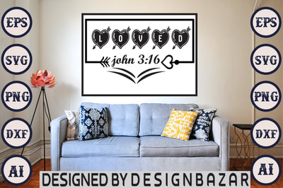 Loved John 3:30 SVG Craftlabsvg24 