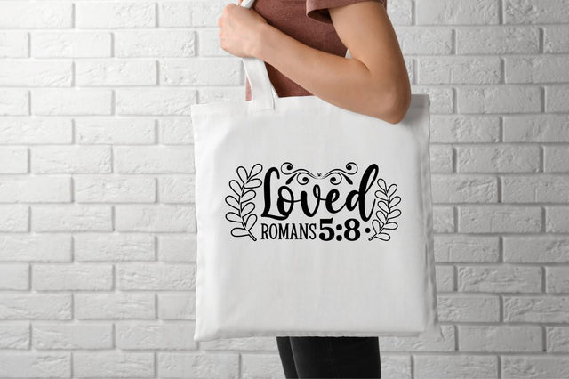 Loved romans 5:8 SVG SVG DESIGNISTIC 