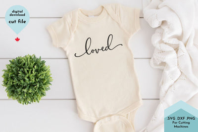 Loved SVG Cut File SVG Lettershapes 